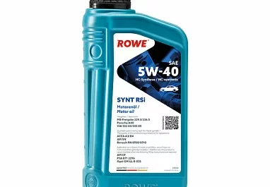 Rowe hightec synt rsi sae 5w 40 oil club