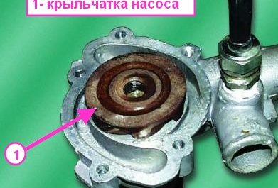 Помпа газель в разрезе Помпа газель в разрезе